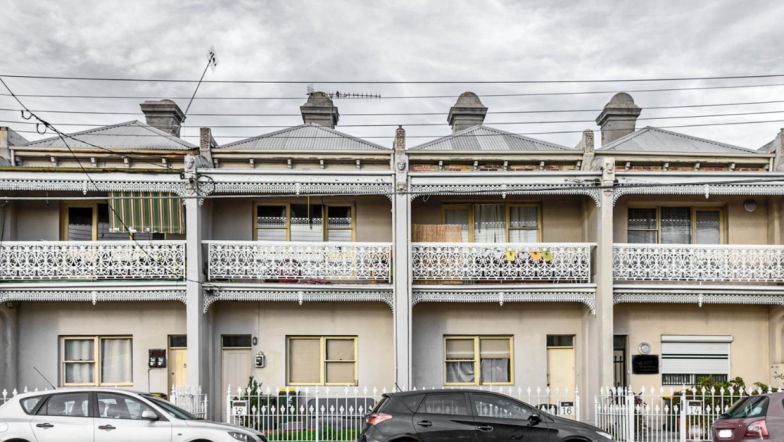 Row of terrace houses